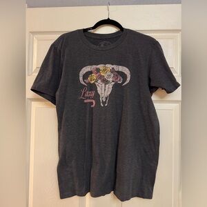 Gray Graphic Short Sleeve Tee
